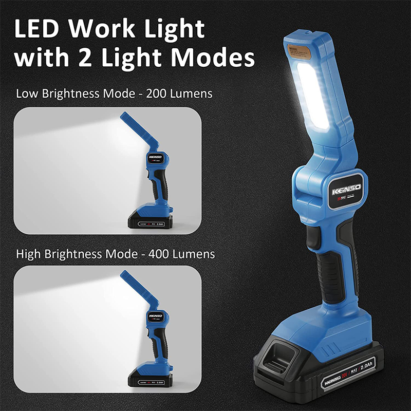20V Cordless Lithium Battery Car Repair Worklight Out Door Camping Light