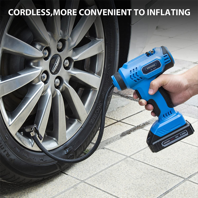 20V Cordless Lithium Battery Tire Inflator Air Pump