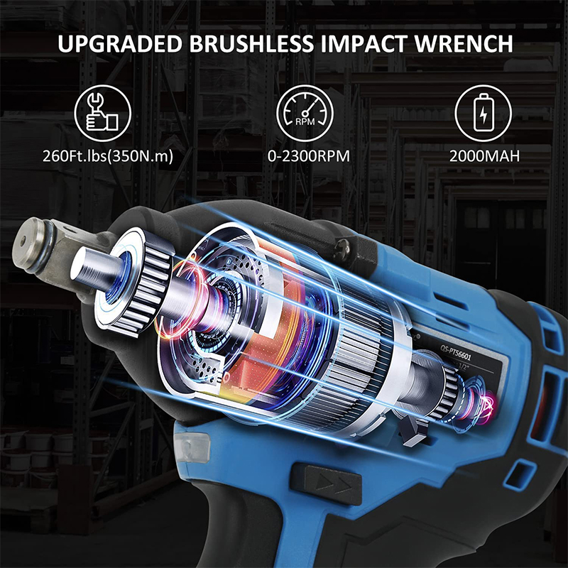 20V Cordless Lithium Battery Impact Wrench