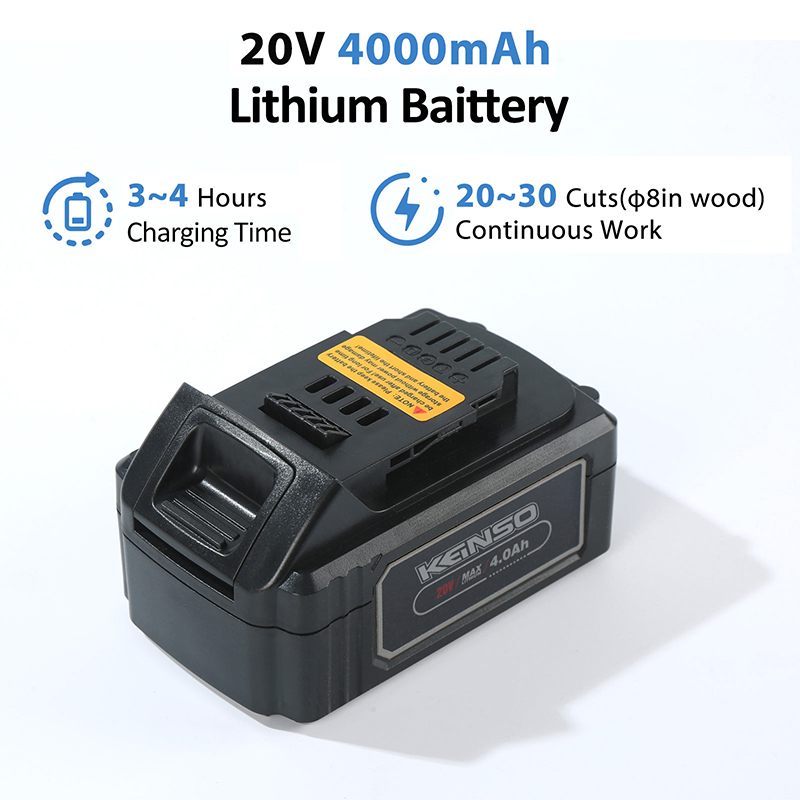 20V Cordless Lithium Battery 8inch Brushless Heavy Duty Pruning Saw Mini Chainsaw