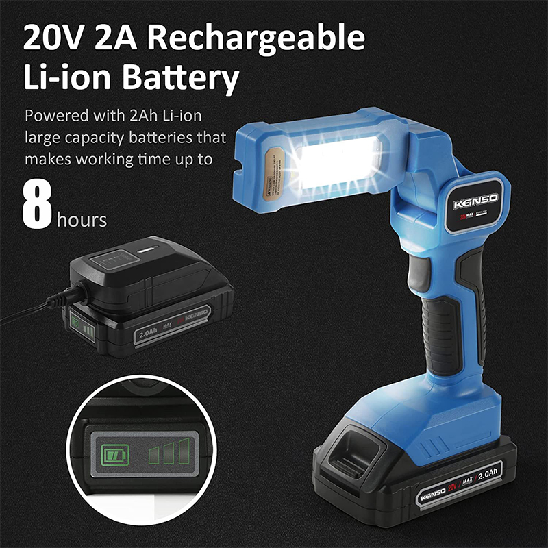 20V Cordless Lithium Battery Car Repair Worklight Out Door Camping Light