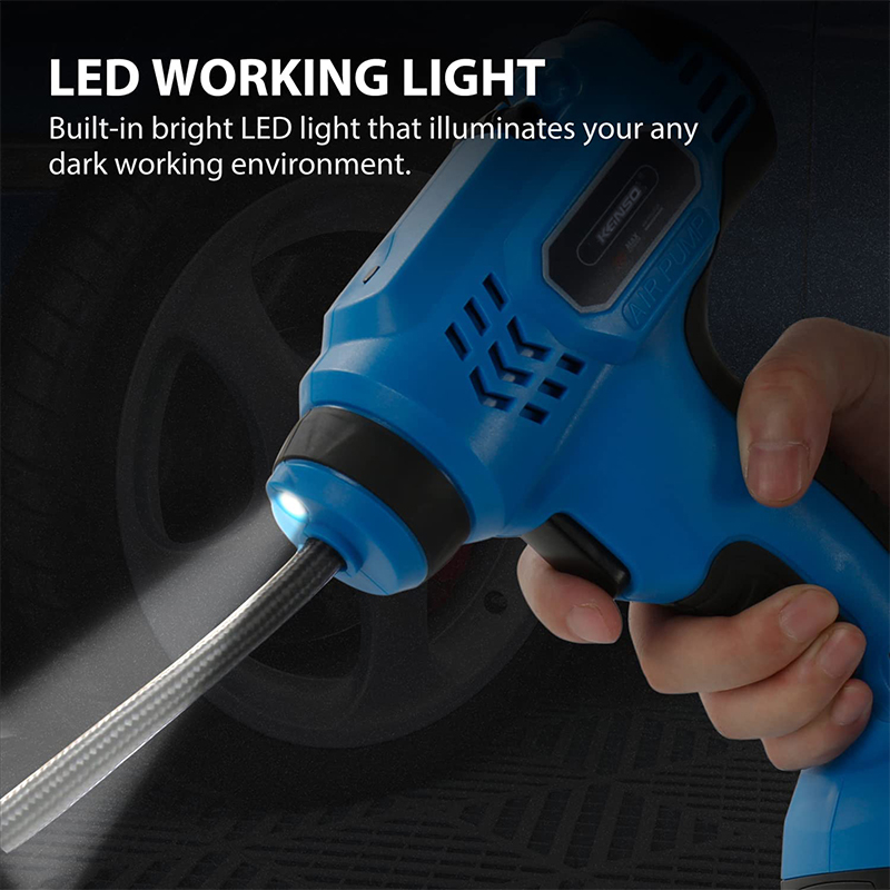 20V Cordless Lithium Battery Tire Inflator Air Pump